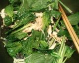 鶏とほうれん草の柚子胡椒パスタ作り方5写真