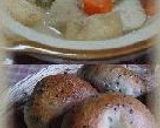 鶏だんごと根菜のごま汁鍋作り方7写真