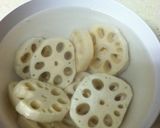 レンコンのみそ☆マヨはさみ揚げ作り方1写真