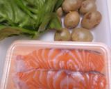 生サーモンの照り焼き・新じゃが添え作り方1写真