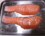 生サーモンの照り焼き・新じゃが添え作り方2写真