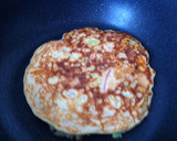 たこ焼きの残り具材と残りご飯でお好み焼き作り方6写真
