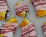 ニンニクねぎダレで♪かぼちゃの豚肉巻き作り方3写真
