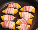 ニンニクねぎダレで♪かぼちゃの豚肉巻き作り方4写真