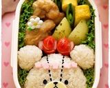 くまのがっこうジャッキー♪キャラ弁作り方4写真