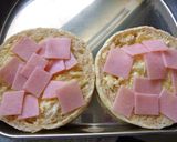 ハム×玉葱の レモン*カレートースト作り方3写真