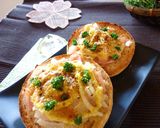 ハム×玉葱の レモン*カレートースト作り方5写真
