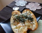 塩麹×新玉葱の海苔鰹風味トースト作り方6写真