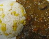 とうもろこしご飯　芯も一緒に炊き込んで作り方20写真