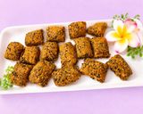 きなこゴマ　クッキー　糖質オフ　レンチンのみ作り方3写真