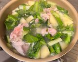 簡単☆小松菜じゃがいも豚肉のカレー作り方4写真