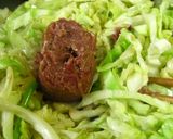 ■完食！コンビーフとキャベツのマヨ炒め■作り方5写真