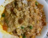 レンジ簡単クリーミービビンバ味炒飯弁当作り方10写真