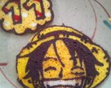【ワンピースルフィ 誕生日ケーキ記録用】作り方2写真