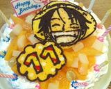 【ワンピースルフィ 誕生日ケーキ記録用】作り方8写真