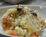 男の料理～鮭入りポテトサラダ編～作り方4写真