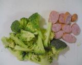 焼きブロッコリーのナポリタン作り方2写真