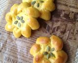 ☆かぼちゃんのお花ぱん☆作り方12写真