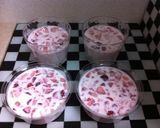 ぱんだ杏仁で~2 いちごたっぷり杏仁豆腐作り方4写真