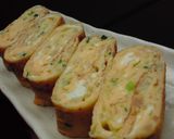 新たまねぎ入り卵焼き作り方3写真
