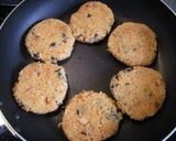 ナムルをのせたキムチ焼き飯バーグ作り方5写真