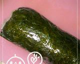 十六穀ごはんで❀海苔巻き風おにぎり作り方3写真