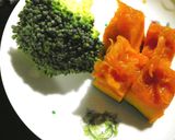 シリコンスチーマで超早★バランスお弁当♪作り方2写真