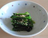 粋な一品！ほうれん草のとろろがけ作り方5写真