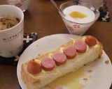 毎朝の厚切りトースト。ＨＢ食パンの切り方作り方6写真