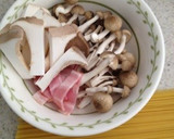簡単10分きのことベーコンの和風パスタ作り方2写真