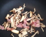 簡単10分きのことベーコンの和風パスタ作り方3写真