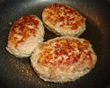 ポテトチーズの満腹ニコニコハンバーグ☺作り方11写真
