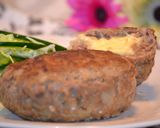 ポテトチーズの満腹ニコニコハンバーグ☺作り方13写真