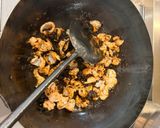 新鮮ホルモンの麻婆茄子作り方4写真