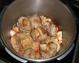 圧力鍋で簡単！豚ヒレ肉と大豆の煮込み♪作り方3写真
