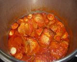 圧力鍋で簡単！豚ヒレ肉と大豆の煮込み♪作り方4写真