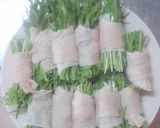 すぐできる♪水菜と鶏皮の簡単レンジ蒸し作り方2写真
