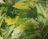 ほうれん草と水菜のゴマナムル作り方2写真