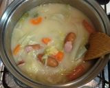 白菜入りクリームシチュー作り方4写真