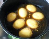 鶏手羽先の煮物と煮卵作り方4写真
