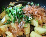 いい匂い！じゃがいものネギ＆おかかまみれ作り方5写真