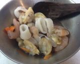 タイ風オムレツ(シーフード)作り方1写真