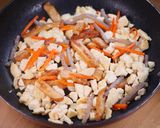ご飯が進む和食😘🍚濃厚ごま味噌の炒り豆腐作り方3写真