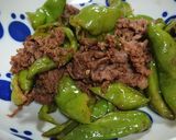 ピーマンと牛肉のオイスターソース炒め作り方5写真