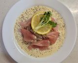 生ハムレモンクリームパスタ風お蕎麦〜♡！作り方7写真