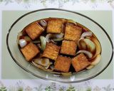 簡単夕飯レンジ味しみ柔らか豚肉小松菜厚揚げ肉豆腐作り方8写真