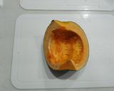 カボチャとポテトの玉子乗せサラダ作り方1写真