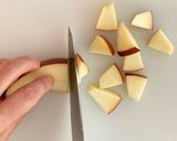 レンジで簡単！皮ごとりんごジャム作り方1写真
