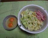 パパッとキャベツ炒め作り方1写真