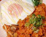 ジャンバラヤ風♪鶏キムチ炒飯作り方5写真